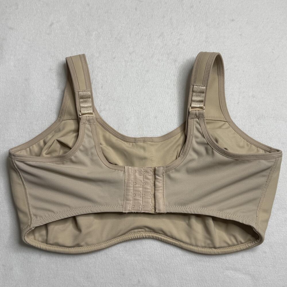 Wacoal Sports Bra Womens 38G Beige Underwire Full Coverage Adjustable 855170 - Picture 3 of 3